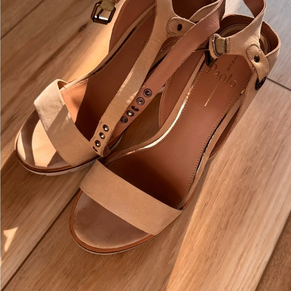 Linea Paolo Wedge Sandals - Picture 4 of 13